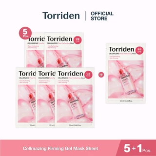 [5 แถม 1 แผ่น] Torriden CELLMAZING Pore Perfecting Mask ทอร์ริเดน มาส์กกระชับรูขุมขน ผิวเรียบเนียน ตึง ริ้วรอย ชุ่มชื้น