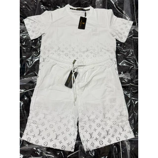 ชุดเช็ทกางเกงขาสั้นเสื้อแขนสั้น Size M L XL 2XL 3XL