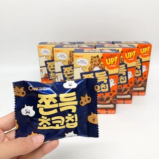 ขนมคุกกี้ต๊อก 90g ไส้ต๊อกนุ่มหนึบ ขนมต๊อก ขนมต๊อกคุ๊กกี้ ขนมเกาหลี คุ๊กกี้เกาหลี 쫀득 초코칩