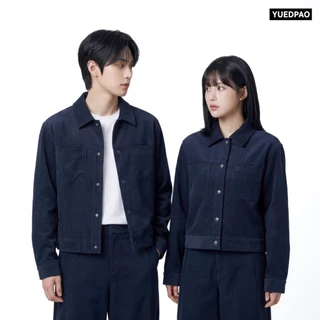 Yuedpao Ultimate Stretch Corduroy - Cropped Jacket (2-Pocket) เสื้อแจ็คเก็ตลูกฟูก ผ้าร่อง ทรงครอป มีกระเป๋า (6 สี)