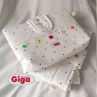 Book sleeve, ซองใส่หนังสือ ,Fluffy book sleeve สำหรับคนรักการอ่าน กระเป๋าใส่หนังสือ