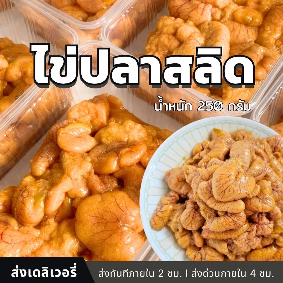 ไข่ปลาสลิด ไข่ล้วนไม่ตีน้ำก้อนสวยไม่เลอะ (ส่งทันทีภายใน2ชั้วโมง)