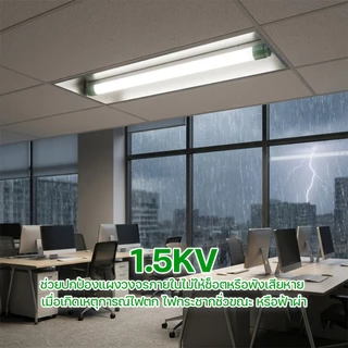 หลอดไฟ LED T8 9W/18W/20W/40W 4/6หลอด รับประกัน2ปี ผ่านมาตรฐาน มอก. ประหยัดสุด สว่างมาก รุ่น HL-T8