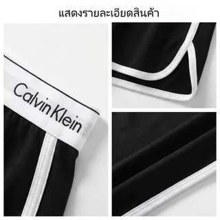 Calvin Klein CK Women's athletic shorts Cotton ผ้าฝ้าย แฟชั่น แมทช์ง่าย สามารถใส่ออกนอกบ้านได้ สวมใส่สบาย