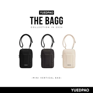 Yuedpao Mini Vertical Bag กระเป๋าสะพายข้าง ใส่มือถือได้ กระเป๋าอเนกประสงค์ ผ้าไนล่อนกันน้ำ