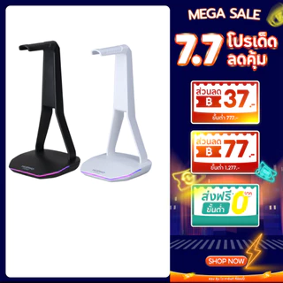 NUBWO ขาตั้งหูฟัง Headset Stand มีไฟ RGB เพิ่มความเท่ให้กับโต๊ะ ใช้งานง่าย รุ่น X81 รับประกันสินค้า 2 ปี