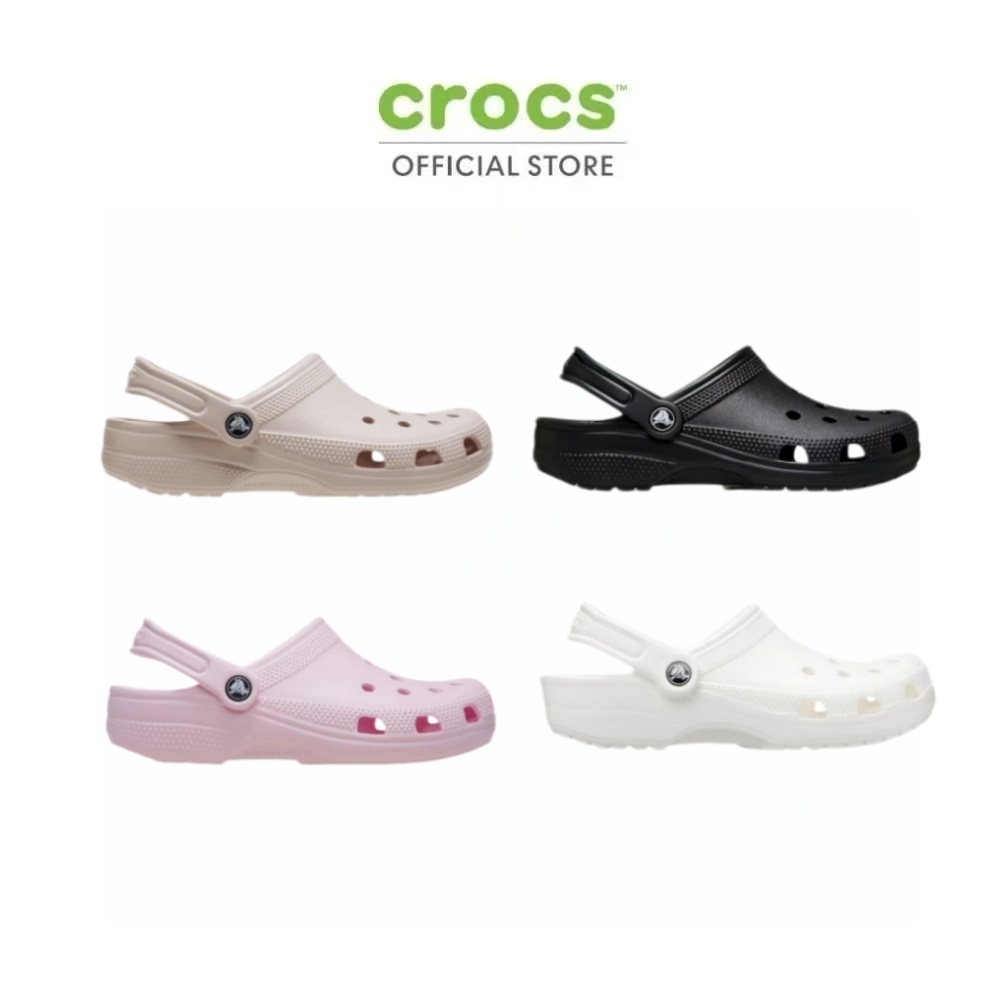 งานละเอียดวัสดุแท้ Crocs รองเท้าCrocs รองเท้าลำลองผู้ใหญ่ CLASSIC CLOG รองเท้าแตะแฟชั่นรองเท้าแตะผู้ชายผู้หญิง รุ่น