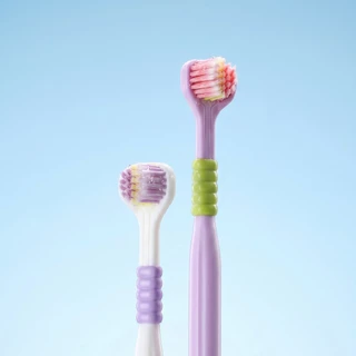 JUP JUP Three-Sided Toothbrush แปรงสีฟัน 3 ด้าน ขนนุ่มพิเศษ 0.15 มม.ดูแลเหงือก แปรงสะอาดทั่วถึง