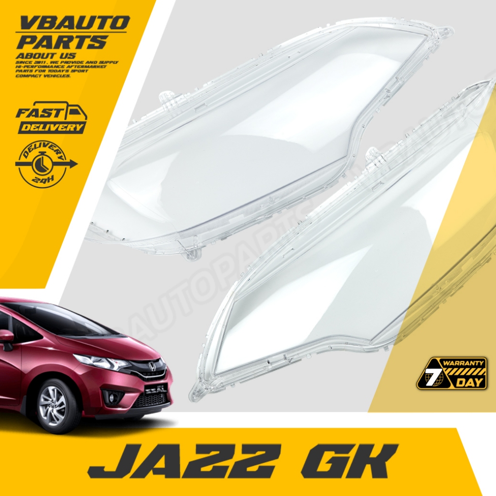 เลนส์ไฟหน้า HONDA JAZZ (GK) [ราคาต่อคู่]