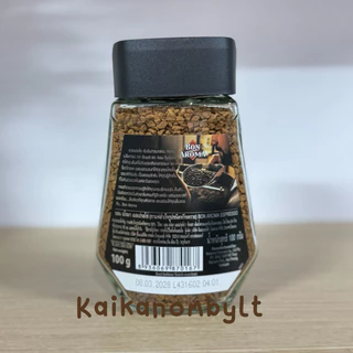 กาแฟบอน อโรมา น้ำหนัก 100 กรัม Bon Aroma Instant Coffee มี2 แบบให้เลือก หอม เข้ม บรรจุในขวดแก้ว