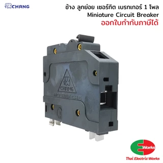 [ส่งด่วน] CHANG เซอร์กิตเบรกเกอร์ MCB 1P 16A/20A/32A/40A/50A/63A Circuit Breaker เบรกเกอร์ลูกย่อย สำหรับตู้ไฟ