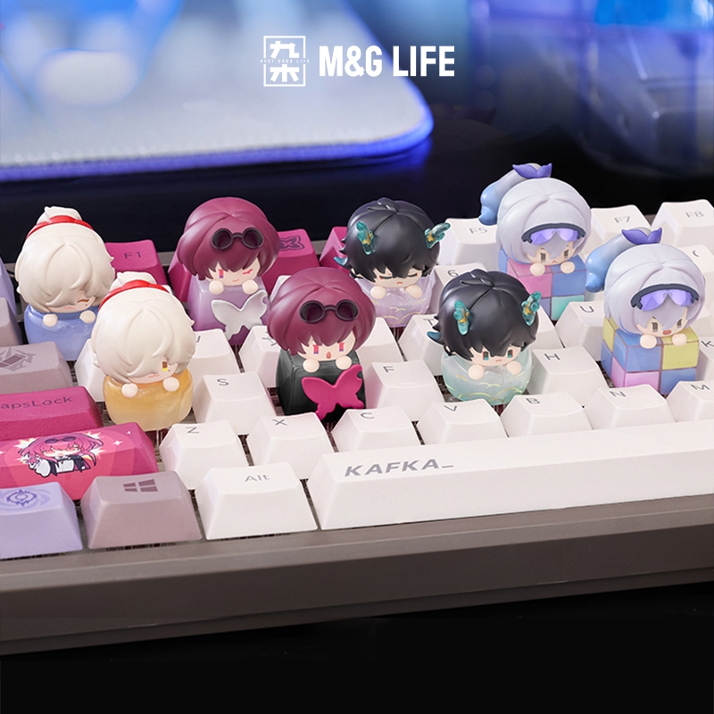 M&G LIFE x Honkai: Star Rail Fingertip Keycap Series Keyboard Button Accessory Blind Box Vol. 1-Vol. 2