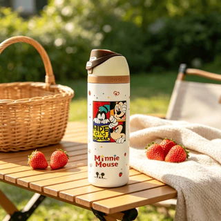 Owala × Mickey Mouse FreeSip 24oz กระติกน้ำสแตนเลสเก็บอุณหภูมิ ของแท้100% พร้อมส่ง 2in1 ยกดื่ม-ดูดหลอด สีใหม่