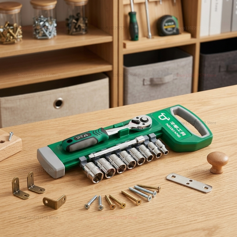 Socket Sleeve Wrench Set ,Car Repair Tool,Hand Tools,Key Set Wrench,Ratchet Wrench Set 1/4 3/8 Auto 