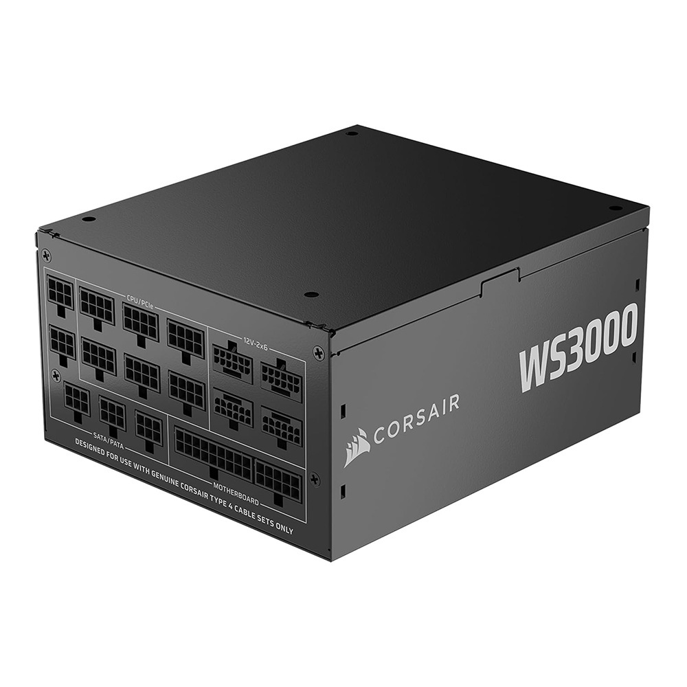 POWER SUPPLY (อุปกรณ์จ่ายไฟ) CORSAIR WS3000 - 3000W 80 PLUS PLATINUM ATX BLACK CP-9020312-NA