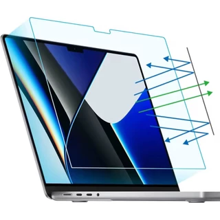 Screen Protector Film For MacBook 11 12 13 14 15 16 ฟิล์มกันรอยหน้าจอแมคบุค ทุกรุ่น ใส ด้าน Blue Cut