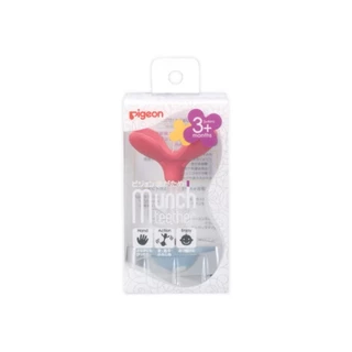Pigeon Peach Clover พีเจ้น ยางกัดซิลิโคน พีชคอพเวอร์ คุณภาพสูง สำหรับทารกอายุ 3 เดือนขึ้นไป