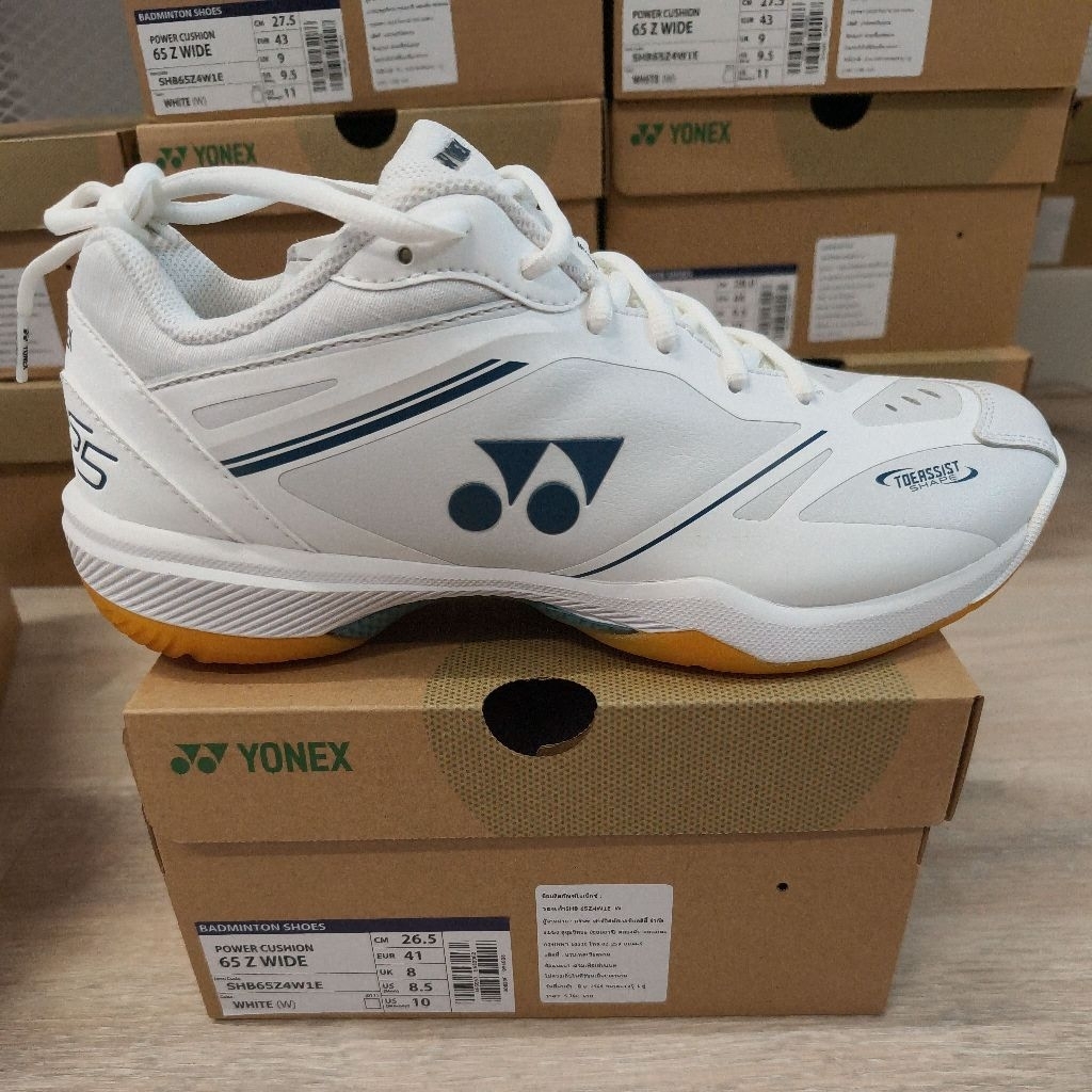 รองเท้า Yonex 65Z4-WIDE หน้ากว้าง สีขาว ของแท้ - รุ่นปรับปรุงใหม่ ป้าย JP/TH