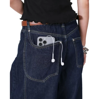 kome.offi กางเกงยีนส์ทรง barrel รุ่น magnet barrel jeans