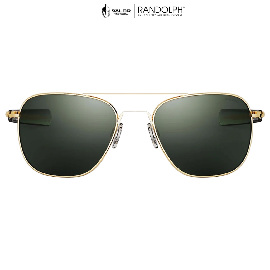 RANDOLPH - Aviator - 23k Gold & AGX แว่นกันแดด แว่นตาทรงนักบิน