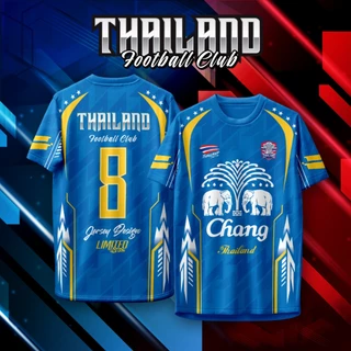 เสื้อคอกลม เสื้อบอล เสื้อกีฬา ลาย ช้าง