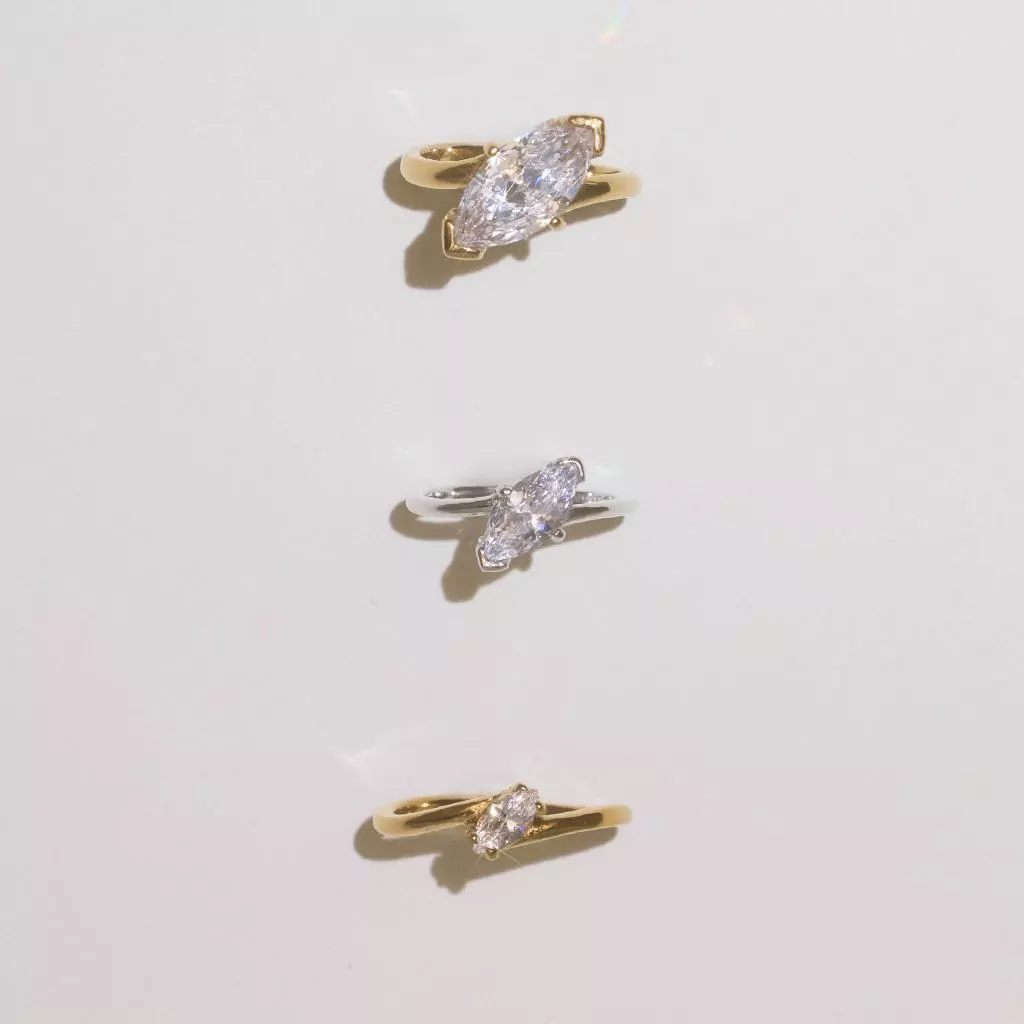 Valichain - Petite Gem Marquise Ring