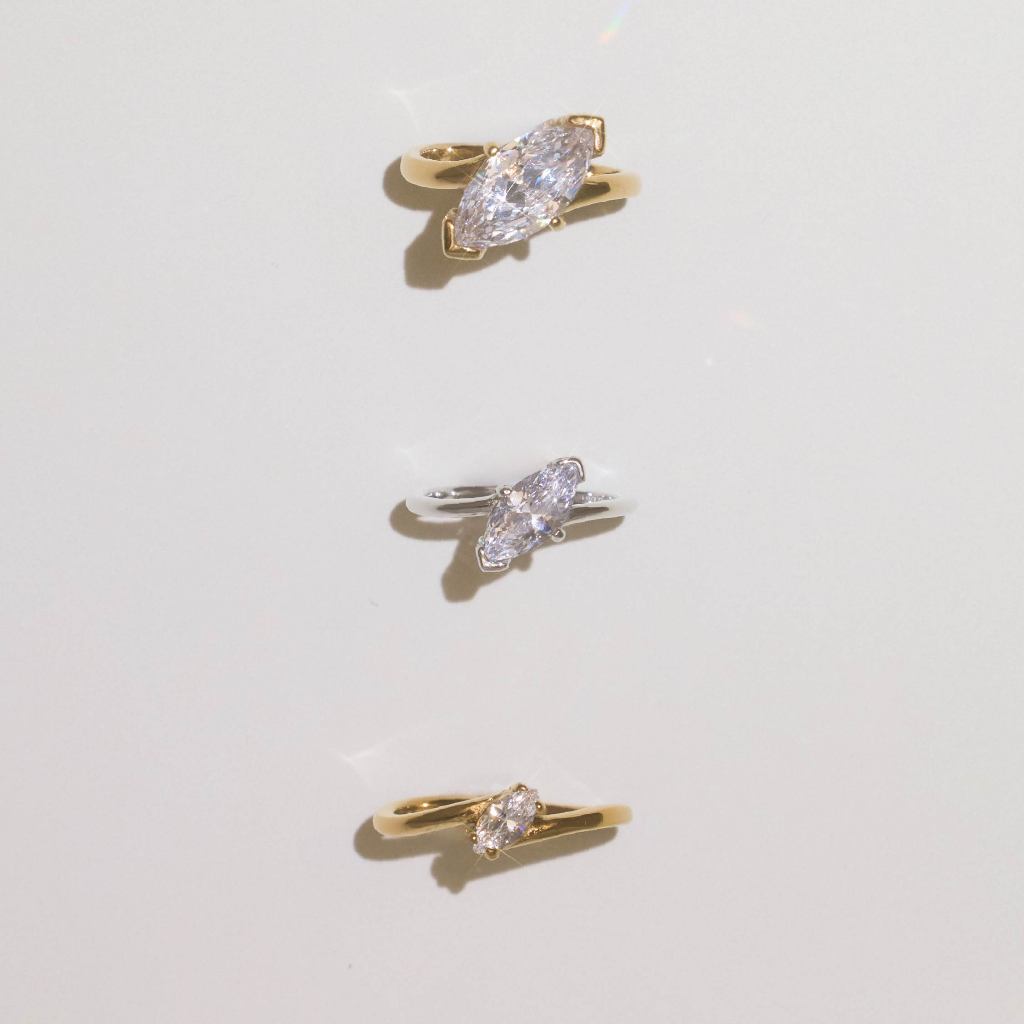 Valichain - Petite Gem Marquise Ring