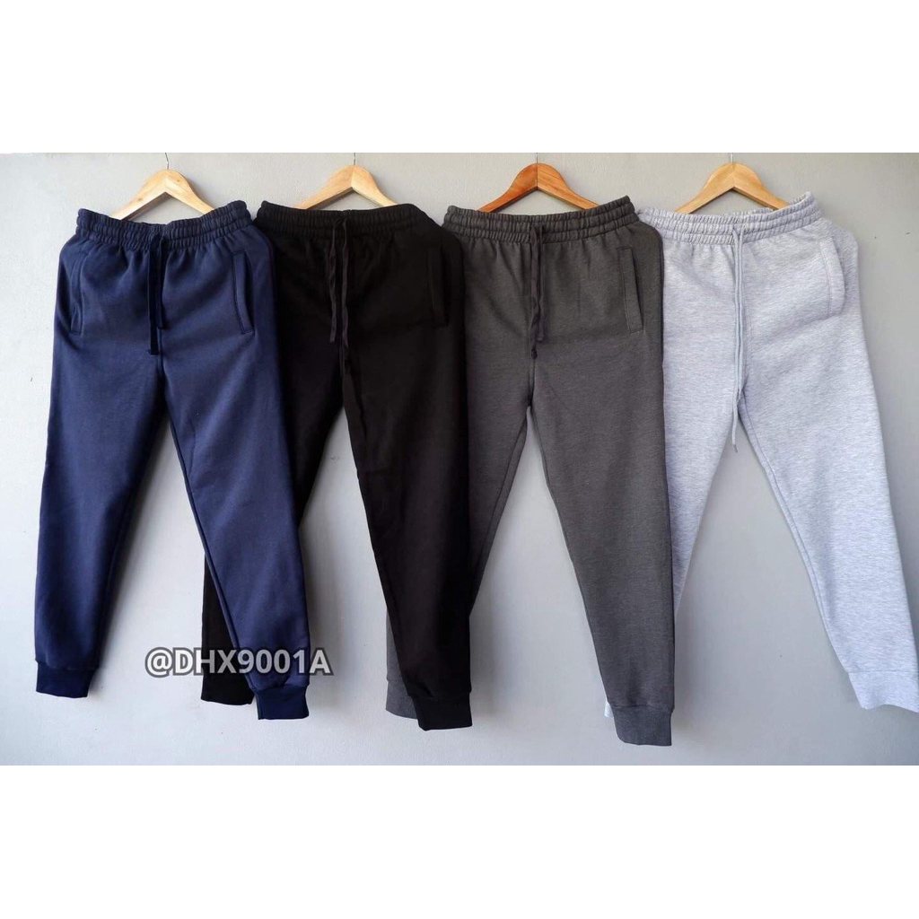 กางเกงขายาว SWEATPANTS ผ้าสำลี กางเกงจ็อกเกอร์ Jogger Pants