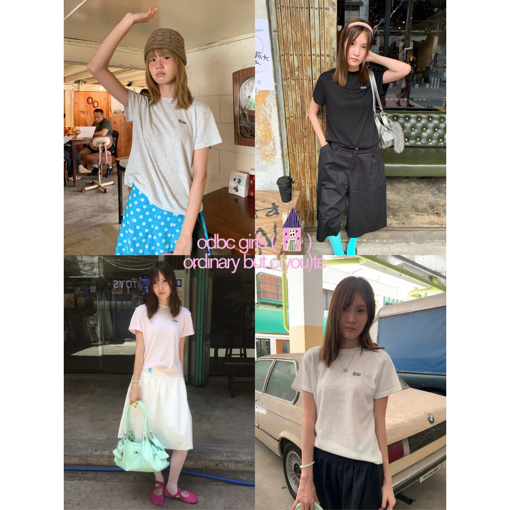 7.7 odbc bedroom T-shirt เสื้อยืดทรง baby tee ผ้านุ่ม 🛌🪣