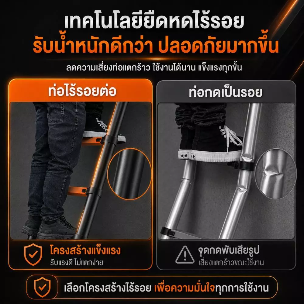บันไดอลูมิเนียมพับได้ thumbnail 6