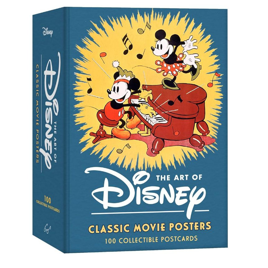 💯✨ ของแท้ พร้อมส่ง! Disney Classic Movie Posters 100 Postcards กล่องโปสการ์ดดิสนีย์ 100 ใบ Collector