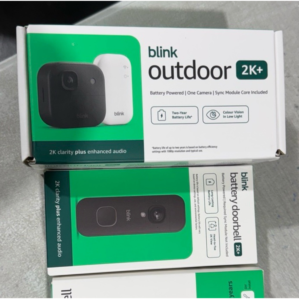 [SET คู่หู] Blink Outdoor 4 + Blink Video Doorbell กล้องวงจรปิดไร้สาย 1080p HD แบตอึด 2 ปี