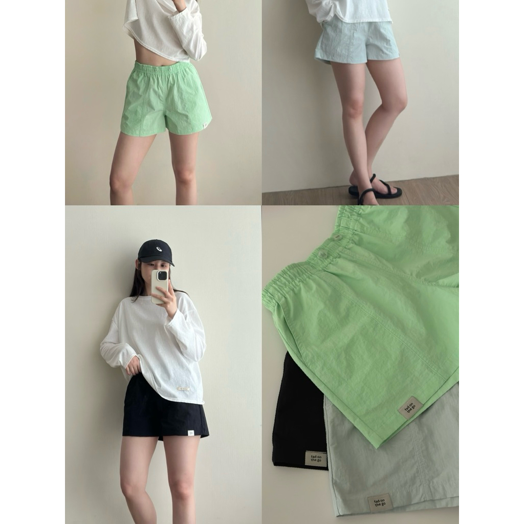 FADTHINGS : nori nylon shorts 🍙🗯️