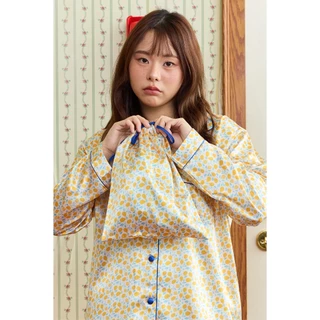 ชุดนอนผู้หญิง Vana ลาย Lemon flower ผ้าซาติน ลายน่ารัก | Collection Fabulous Winter | ชุดนอน เสื้อ กางเกง ชุดกระโปรง