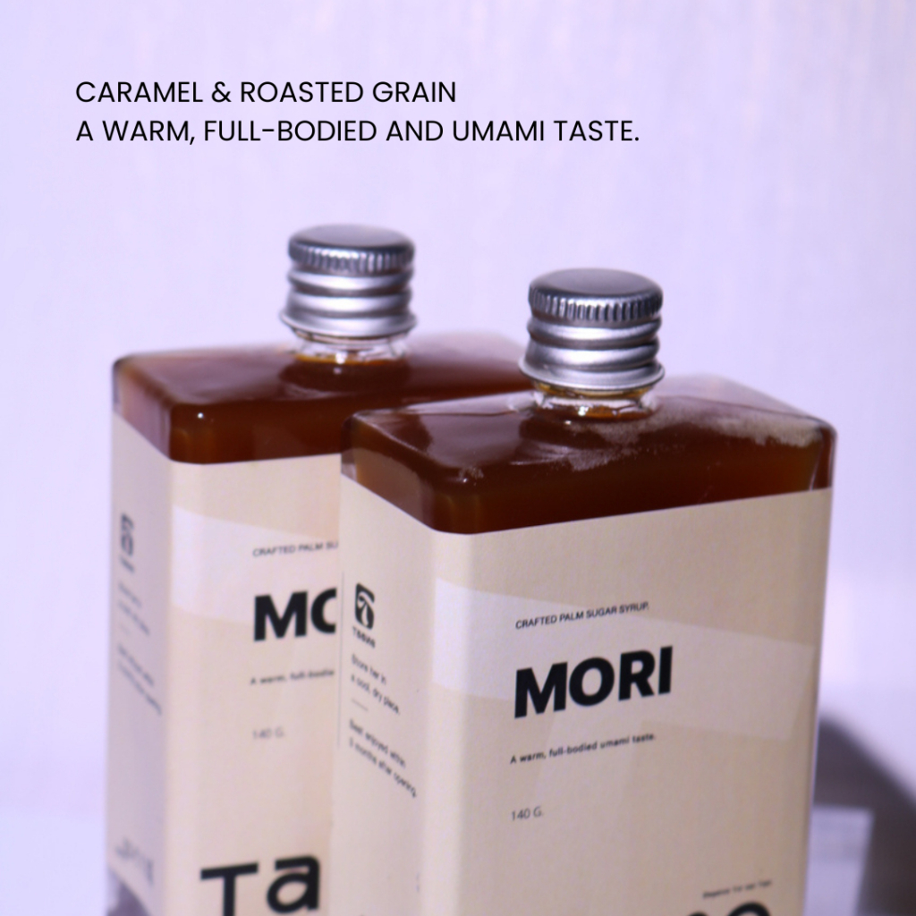 TAANE MORI ไซรัปน้ำตาลโตนด หอมหวานคาราเมลและข้าวคั่ว
