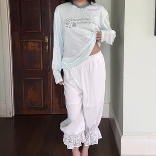 Sistersfabric - Romy long sleeve เสื้อแขนยาวผ้าสลาฟมีความยืดยุ่น สกรีนลายใส่สบาย