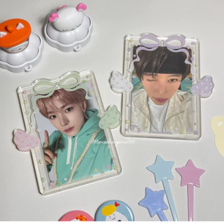 Angel Ribbon Photocard Frame 🪽🎀 เฟรมการ์ดโบว์ปีกนางฟ้า