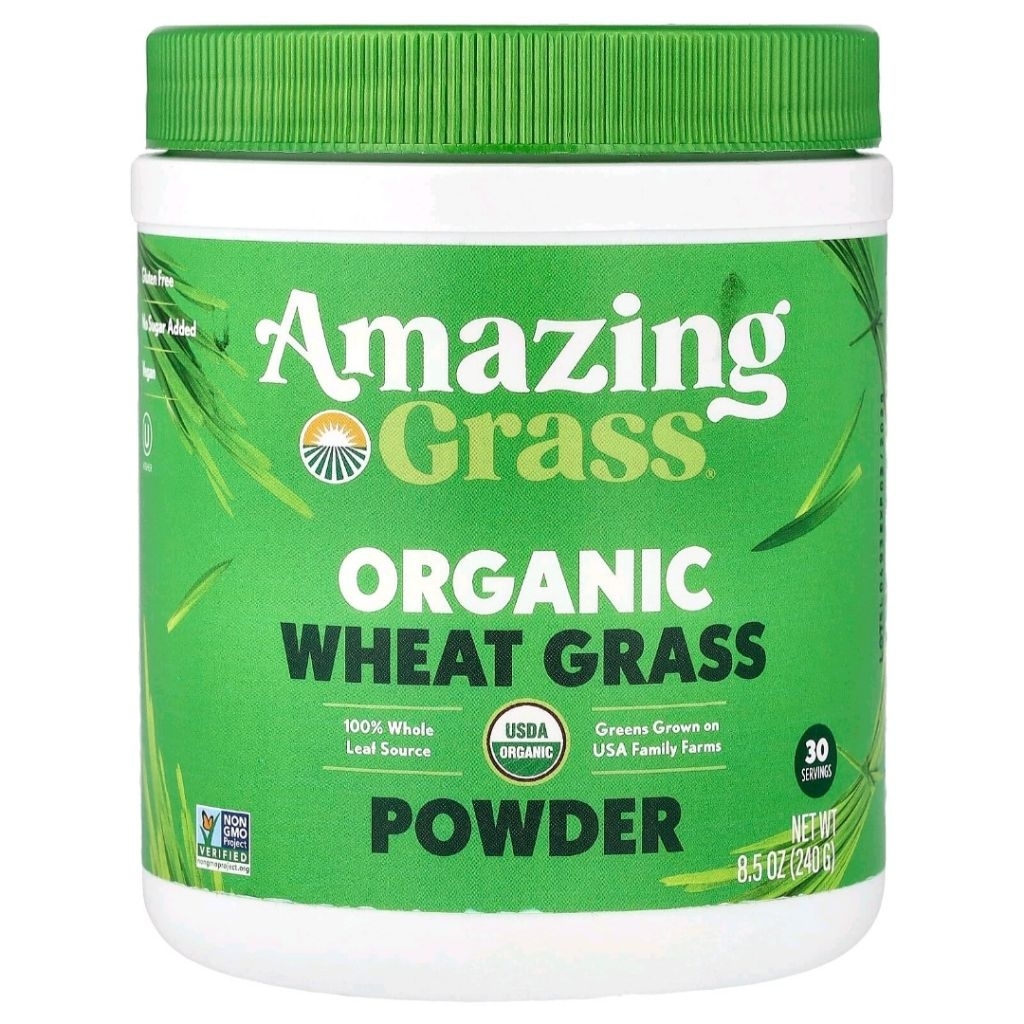 Amazing Grass, Organic Wheat Grass Powder, 8.5 oz (240 g)