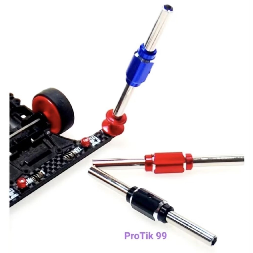 บล็อค จับน็อต ตัวเมีย ล็อคนัท M2 (หัว 4.0-4.5 mm.) สำหรับ รถ Mini 4wd 1:32 รถก้าง รถกระป๋อง