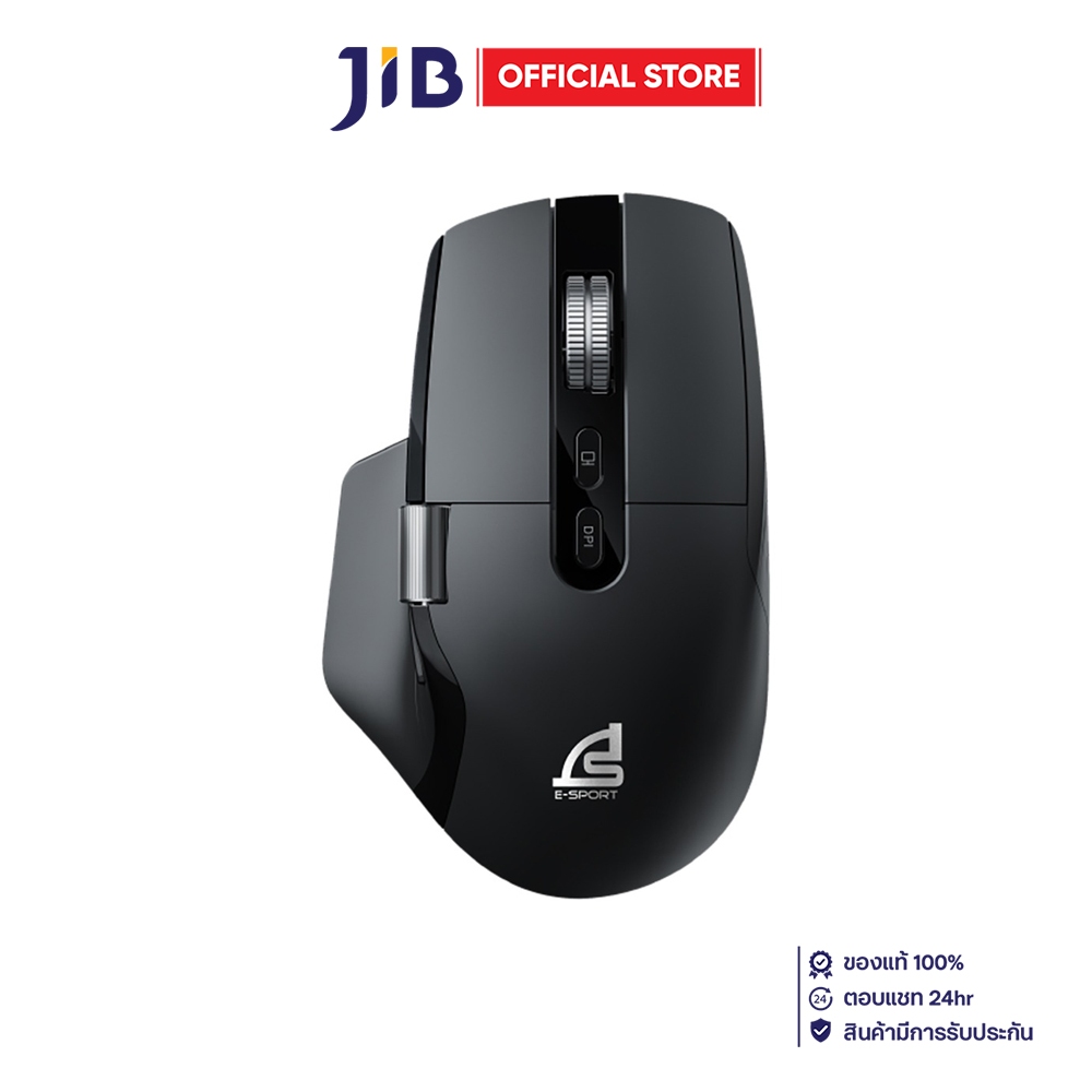 WIRELESS MOUSE (เมาส์ไร้สาย) SIGNO WG-915 VORROS - BLACK