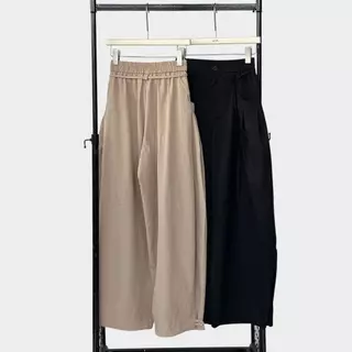 Atipashop - Tapen Balloon Pants กางเกงขายาว ทรงขากว้าง ดีไซน์กระเป๋า Utility พร้อมดีเทลปลายขา