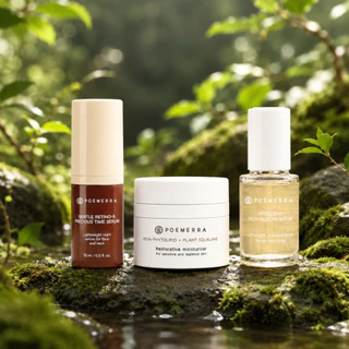 POEMERRA เซ็ตคุณหนูดี เซรั่มริ้วรอย Gentle Retino-8 + มอยเจอร์ไรเซอร์ + เซรั่ม Mycelium Beta-glucan [เซ็ต 3 ชิ้