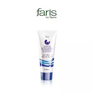 Faris Super Kollagen 3D Collagen Whip Foam 80 g / Organic Veil Cleansing 120 g / Glanzkin AHA+BHA 80 g / zake โฟม ฟาริส