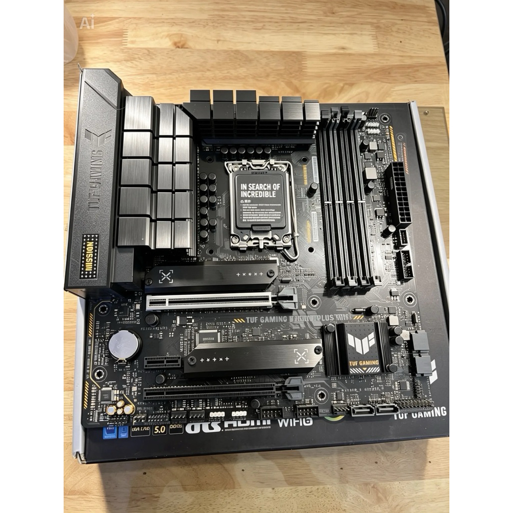 บอร์ด Asus Tuf B760m WiFi DDR5 มือ2 กล่องครบ