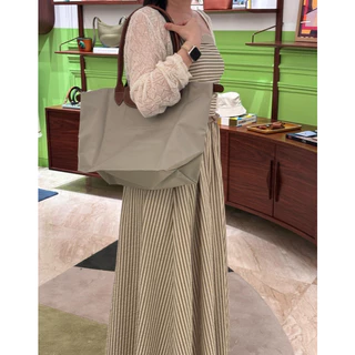 แท้ 💯% Longchamp le Pliage (M/L)Tote Bagกระเป๋าโท้ทจัมโบ้ หูยาว พับได้ สะพายข้าง ใส่ของเยอะพกพาสะดวก