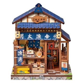 CUTEBEE ร้านมินิของขวัญญี่ปุ่น โมเดลไม้ DIY ชุดประกอบบ้านจำลอง งานฝีมือตกแต่งบ้าน ของขวัญวันเกิด