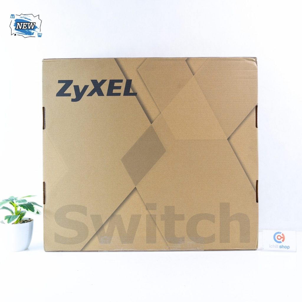 SWITCH HUB (สวิตช์ฮับ) ZYXEL XGS3700-24 24-PORT GIGABIT L2+ MANAGED SWITCH 4-PORT 10GbE SFP+ (ของใหม