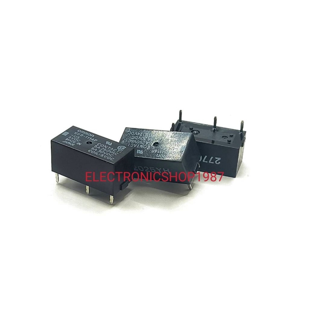 ราคาต่อ 1ตัว   G6B-1114P-US  5VDC 12VDC 24VDC รีเลย์ขาแหลม 4ขา กระแส 5A 250VAC RELAY G6B-1114P 5V 12