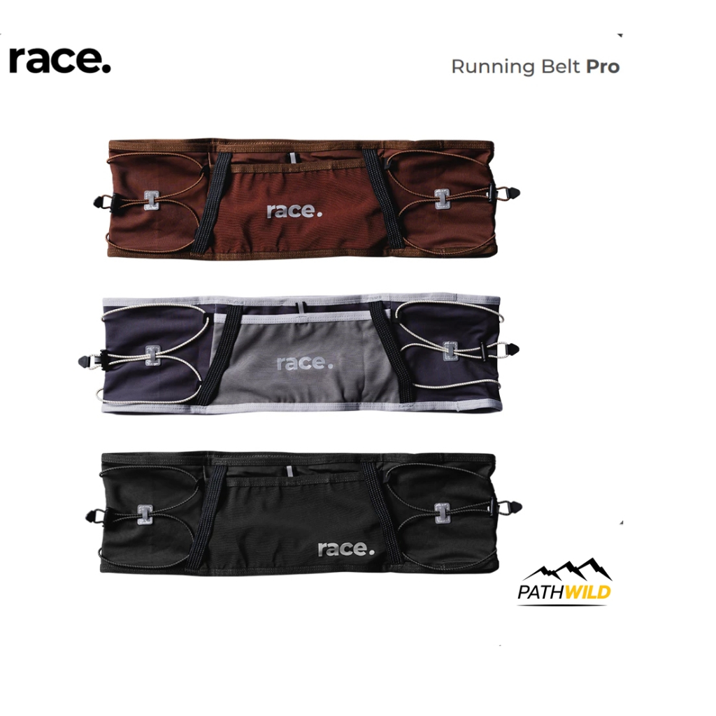 MOTIVE RACE Running Belt Pro กระเป๋าคาดเอว สำหรับวิ่ง กระชับ เก็บของได้รอบเอว ห้อยบิบได้ ใส่ของได้เยอะ