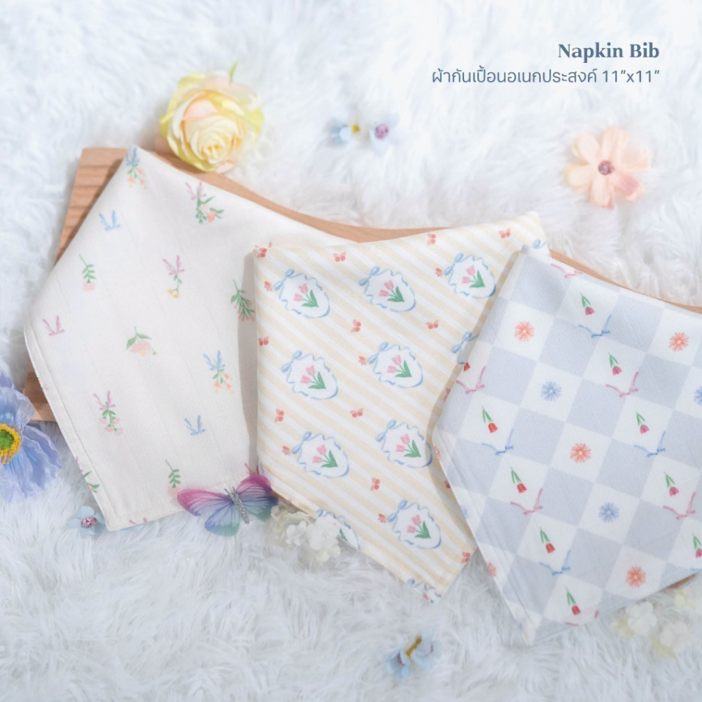 Baby & Co. مريلة منديل بامبو متعددة الاستخدامات — صورة 7